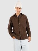 Redefined Rebel RRWes Corduroy Boxy Fit Paita ruskea