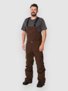 Light Clash Bib Housut ruskea