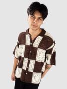 Woodbird WBBanks Crochet Knit Paita ruskea