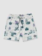 Volcom Psyche Cotton Trunk 17 Surffishortsit valkoinen
