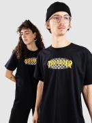 Thrasher Checkered Oval T-paita musta