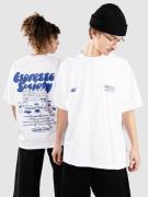 Another Cotton Lab Espresso Society T-paita musta