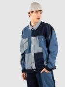 Blue Tomato Denim Patchwork Takki sininen