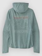 Patagonia Cap Cool Sun - Peak Visions Huppari harmaa