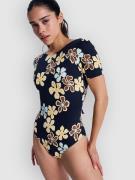 Roxy Sun Babe Ss Onesie Lycra harmaa