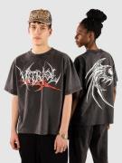 Vitriol Cyberbones Cropped T-paita musta