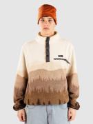 Blue Tomato Patterned Fleeceneule ruskea