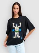 RVCA AF Bonhomme Oversized T-Paita musta