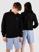 Lacoste High Neck Zipped Jersey Neulepaita musta