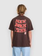 Volcom New Born T-paita ruskea