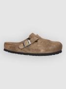 Birkenstock Boston Soft Footbed Suede Leather Sandaalit ruskea