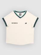 New Balance Premium V Neck Shrunken Kids T-Paita valkoinen