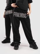 VLONE Friends Rhinestone Sweat Housut musta