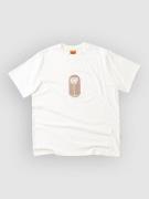 Rhythm Shaken Vintage T-paita valkoinen