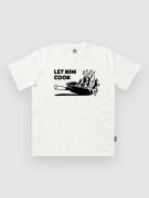 The Dudes Let Him Cook Classic Standard T-paita valkoinen