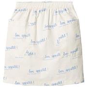 Tinycottons Bon Appétit Skirt Off White/Light Cerulean Blue 2 Years