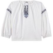 Il Gufo Embroidered Blouse White 5 Years