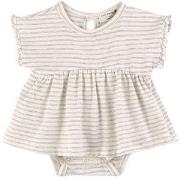 1+ in the family Gala Dress Baby Body White