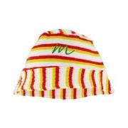 Kuling Kuling x Maja Striped Sun Hat Bright Red/Lemon 50/52 cm