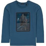 IKKS Long Sleeved Branded Graphic T-shirt Blue 3 Years