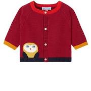 Jacadi Mateo Knitted Baby Cardigan Rouge/Multico 6 Months