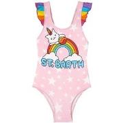 MC2 Saint Barth Rainbow Swimsuit Pink 1 year