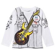 Stella McCartney Kids Rock Star Badge T-Shirt White 2 years