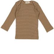 MarMar Copenhagen Striped T-Shirt Coffee 92 cm