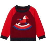 Jacadi Muscari Knit Sweater Red 12 Months