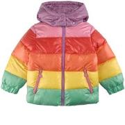 Stella McCartney Kids Striped Puffer Jacket Multicolor 3 Years