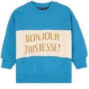 Mini Rodini Bonjour Tristesse Sweatshirt Blue 80/86 cm
