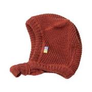 Joha Rib-knit Bonnet Chili Red 41 cm