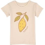 Buddy & Hope Klas GOTS T-Shirt With Lemon Print Cream 74/80 cm