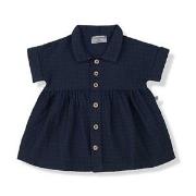 1+ in the family Momo Dress Blue Notte 12 Months
