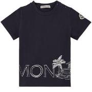 Moncler Branded T-Shirt Navy 12-18 Months