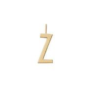 Design Letters Gold Letter Charm 16 mm - Z One Size