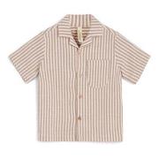 garbo&friends Striped Shirt Beige 98/104 cm