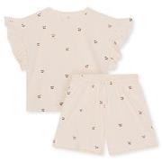 Konges Sløjd Lin Top And Shorts Set Cherry 5-6 Years