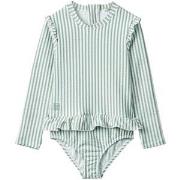 Liewood Sille Striped Swimsuit Sea Blue 86 cm