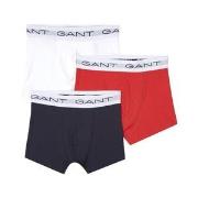 GANT 3-Pack Logo Boxers Red 122-128cm (7-8 years)
