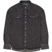 GANT Denim Shirt Black 170 cm