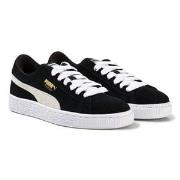 Puma Suede Jr Black and White Trainers 36 (UK 3,5)