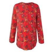 Frugi Red Floral Printed Blouse S