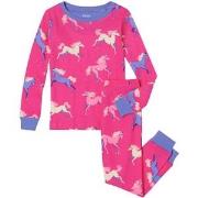 Hatley Printed Pajamas Pink 10 Years