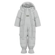 MarMar Copenhagen Olbert Baby Snowsuit Chalk Grey 2 Months