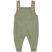 Little Jalo Knitted Overalls Khaki 68 cm