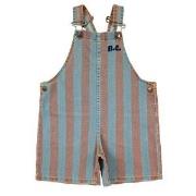 Bobo Choses B.C Striped Overall Shorts Blue 6-7 Years