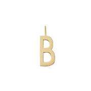Design Letters Gold Letter Charm 16 mm - B One Size