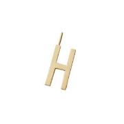 Design Letters Gold Letter Charm 16 mm - H One Size