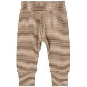 Gullkorn Villvette Striped Baby Pants Sand 68 cm